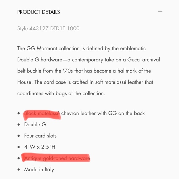 SOLD❗️GG Marmont Card Case - Picture 14 of 14